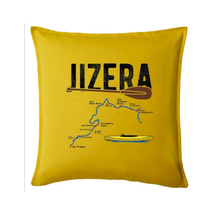 Mapa řeky Jizery