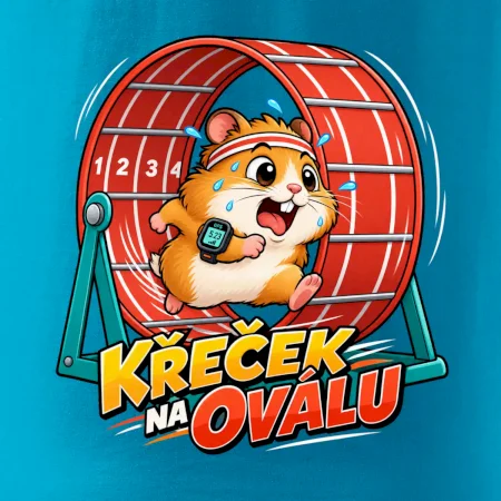 Běžecký křeček na oválu