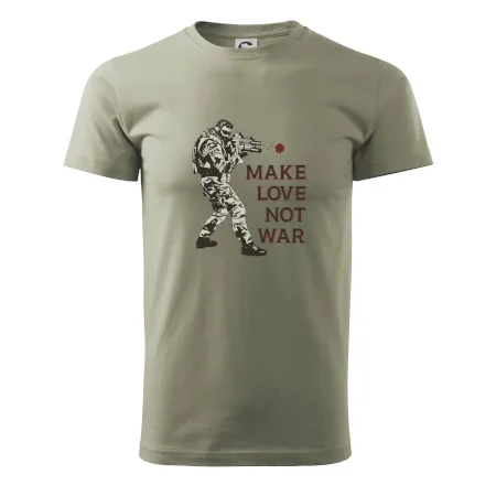 Růže ve zbrani, make love not war
