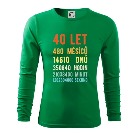 Narozeniny 40 přepočet času