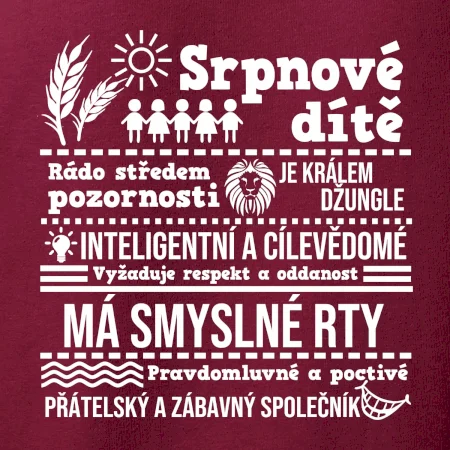 Narozeniny srpen