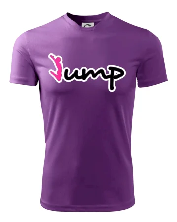 Jump - nápis a panáček