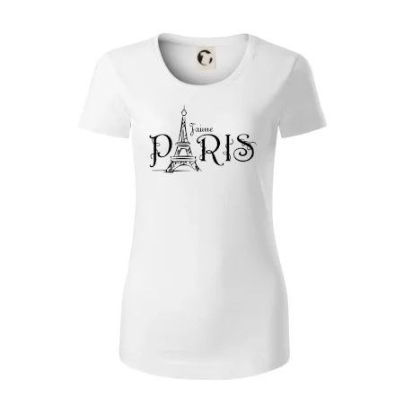 Paris nápis Eiffelovka rovný