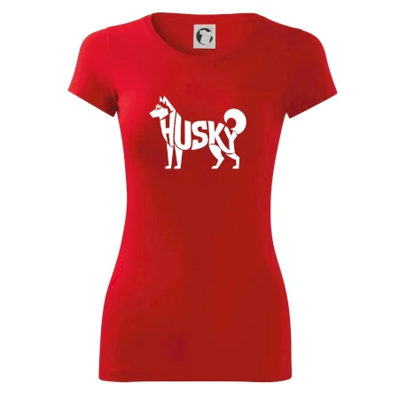 Husky nápis v těle