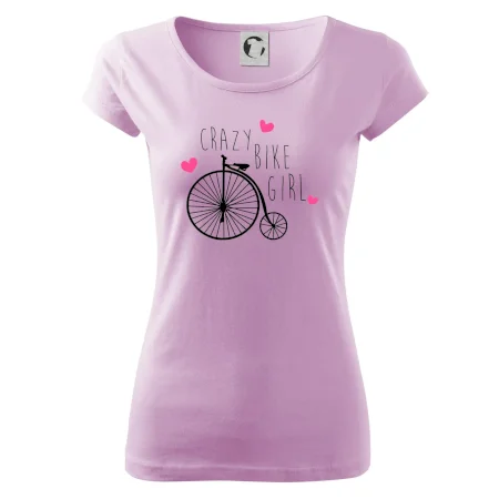 Crazy bike girl
