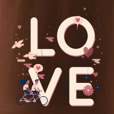 Love cyklisti pár