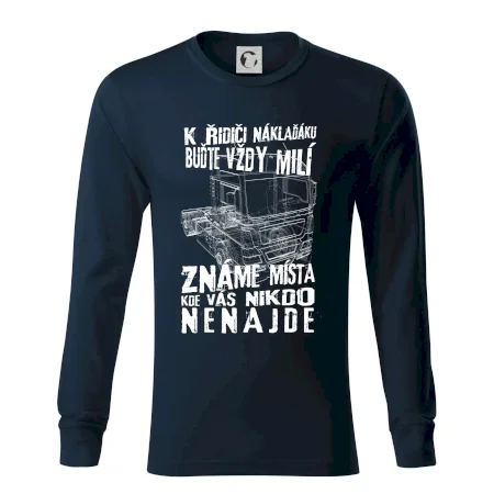 K řidiči náklaďáku buďte vždy milý