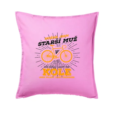 Starší muž - cyklista silniční kolo