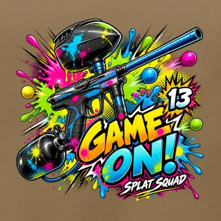 Barevná exploze game on paintball