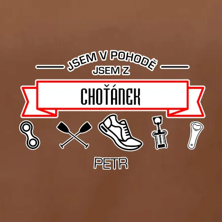 Jsem v pohodě jsem z ... (vlastní název a jméno)