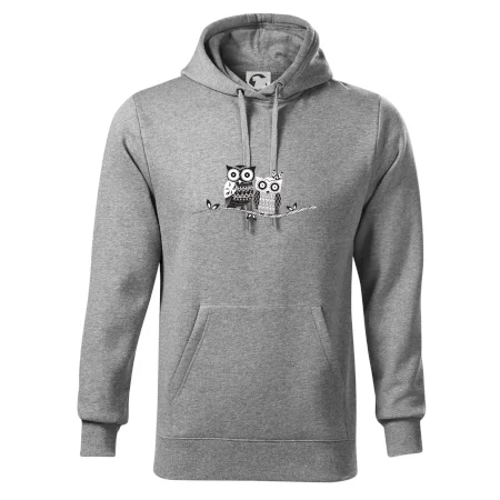 Dvě sovy abstraktní