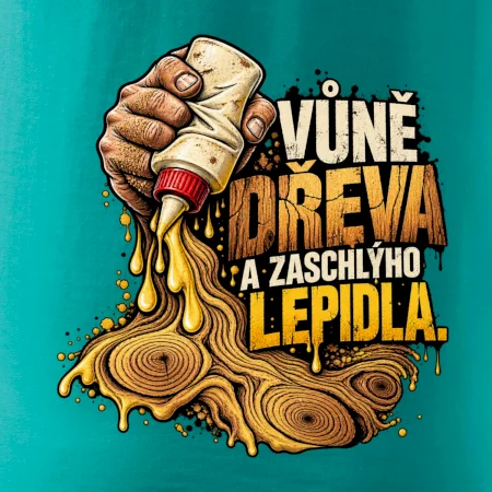 Vůně dřeva a zaschlýho lepidla - kapající lepidlo a letokruhy