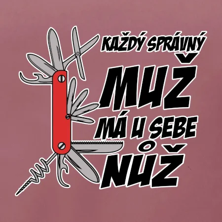 Každý správný muž, má u sebe nůž