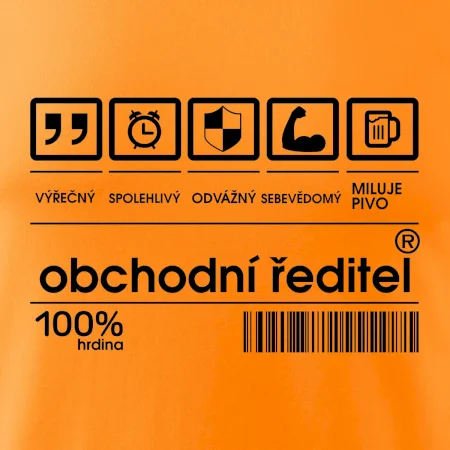 Čárový kód - Obchodní ředitel