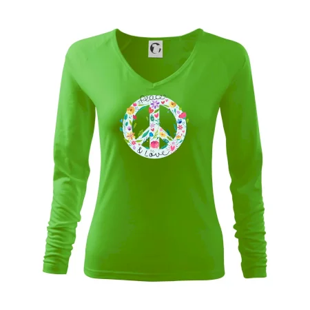 Peace and love symbol
