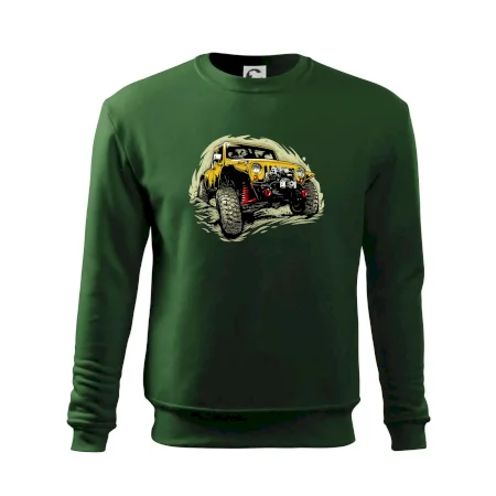 Žlutý offroad s navijákem