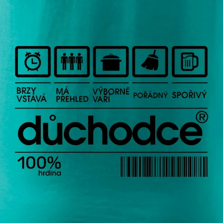 Čárový kód důchodce