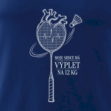 Badminton srdce s výpletem