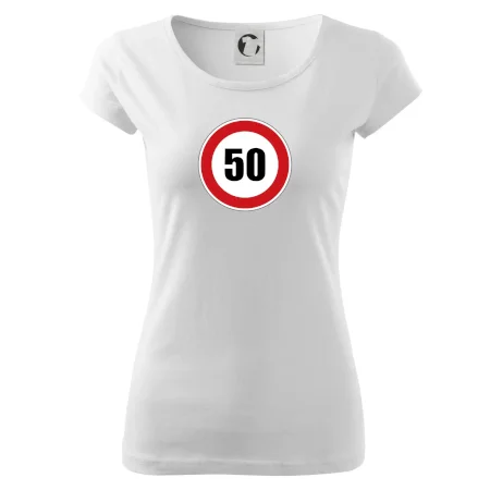 Dopravní značka - omezení rychlosti 50