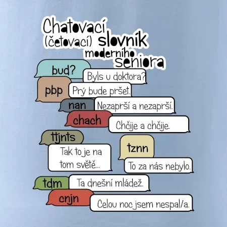 Chatovací slovník moderního seniora (Běžící češtinář)