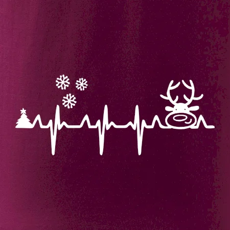 EKG Vánoce Vločky a sob