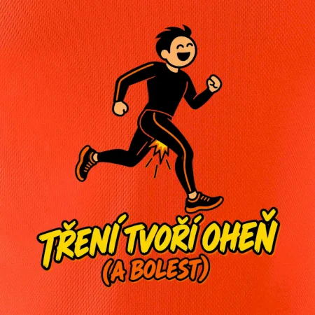 Běžecké tření tvoří oheň