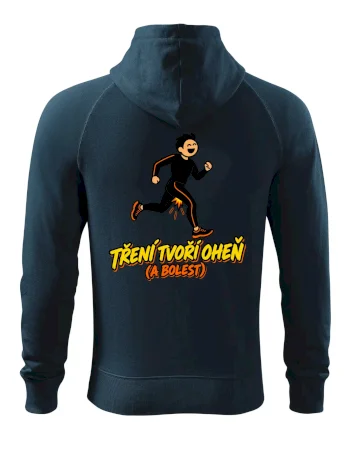Běžecké tření tvoří oheň