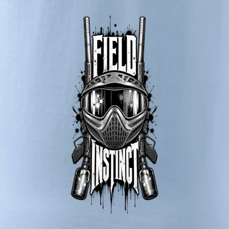Černobílá maska field instinct paintball