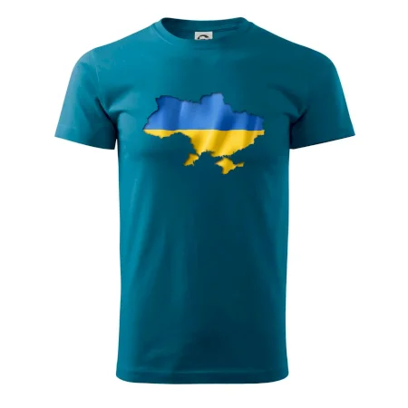 Ukrajina vlajka mapa