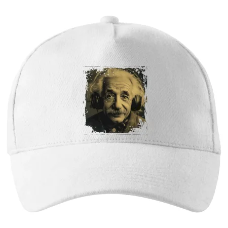 Albert se sluchátky