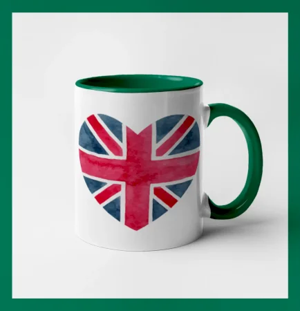Britské srdce malované
