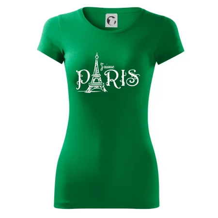 Paris nápis Eiffelovka rovný