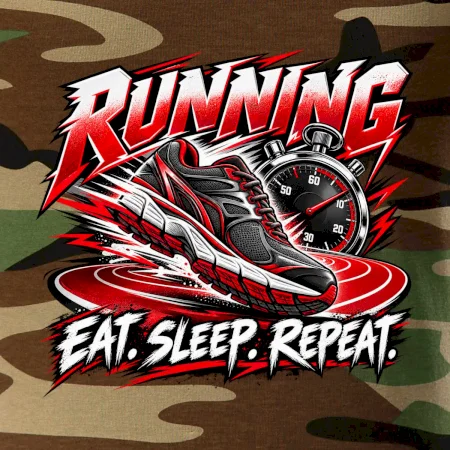 Běžecká bota se stopkami eat sleep repeat