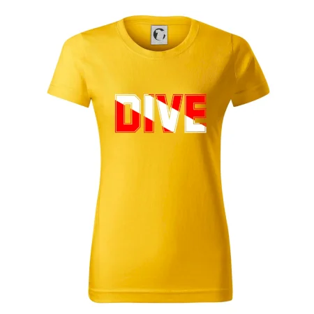 Dive nápis vlajka