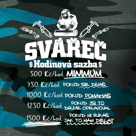 Svářeč - hodinová sazba