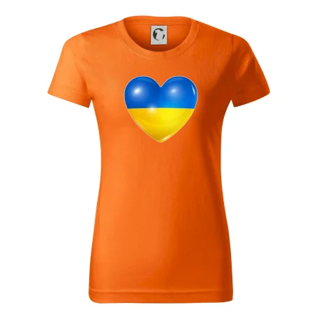 Ukrajina srdce vlajka