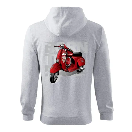 Scooter born to ride red