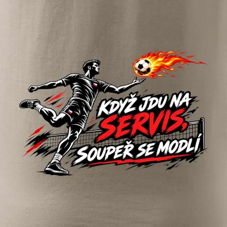 Nohejbalový pekelný servis