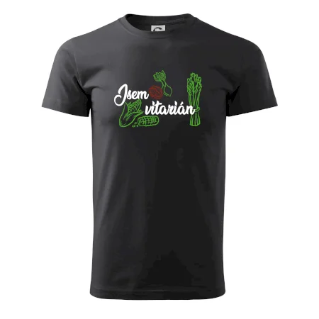 Jsem vitarián - nápis