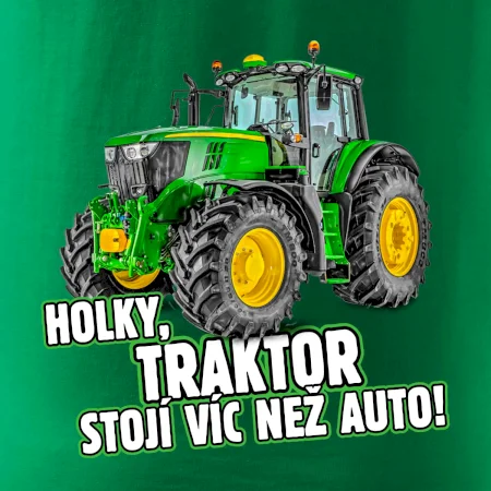 Holky, traktor stojí víc než auto