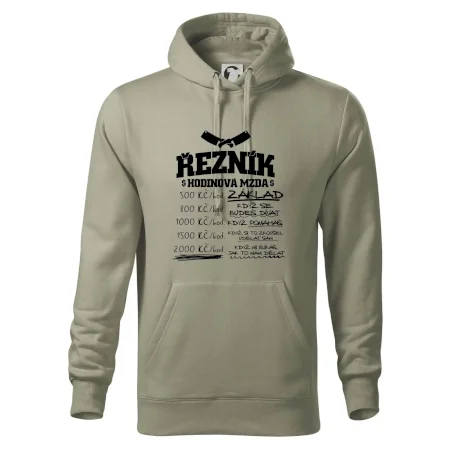 Hodinová mzda řezník
