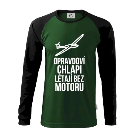 Opravdovi chlapi létají bez motoru