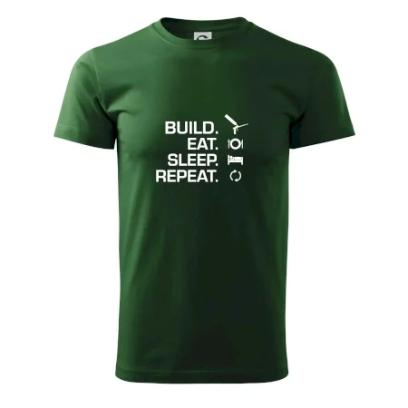 Build eat sleep repeat - montážní pěna