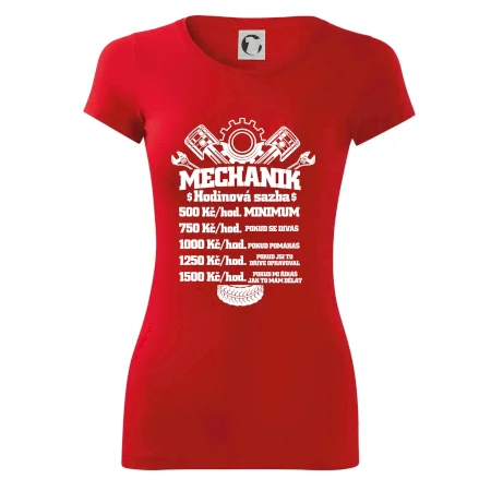 Mechanik - hodinová sazba