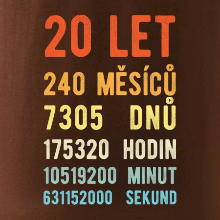 Narozeniny 20 přepočet času