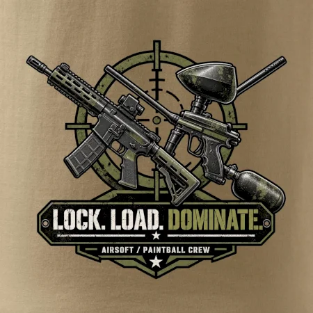 Taktická výzva lock load dominate airsoft