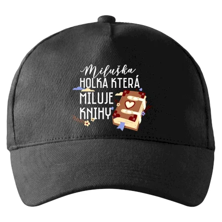 Kniha - Holka, která miluje knihy -  Vaše jméno