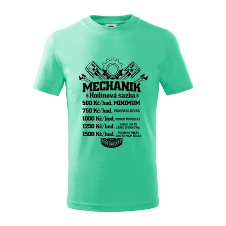 Mechanik - hodinová sazba
