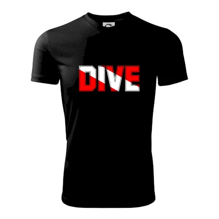 Dive nápis vlajka
