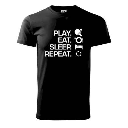 Stolní tenis - eat sleep